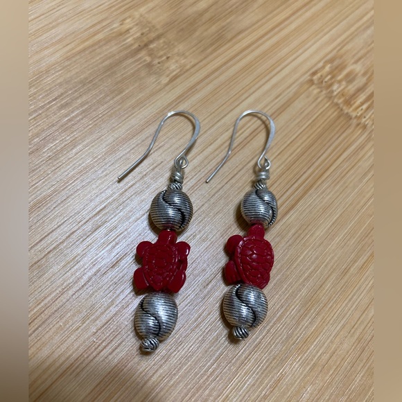 Turtle Dangle Earrings ❤️ - Picture 2 of 6